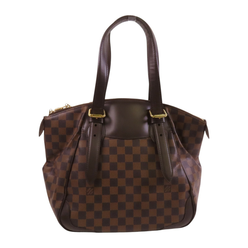 LOUIS VUITTON Damier Ebene Verona PM金扣肩背袋-1