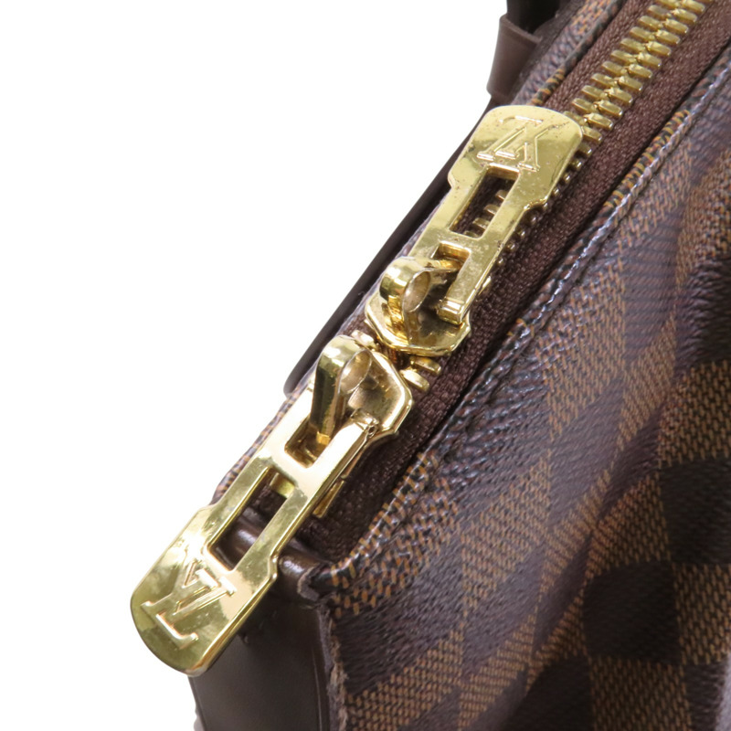 LOUIS VUITTON Damier Ebene Verona PM金扣肩背袋-8