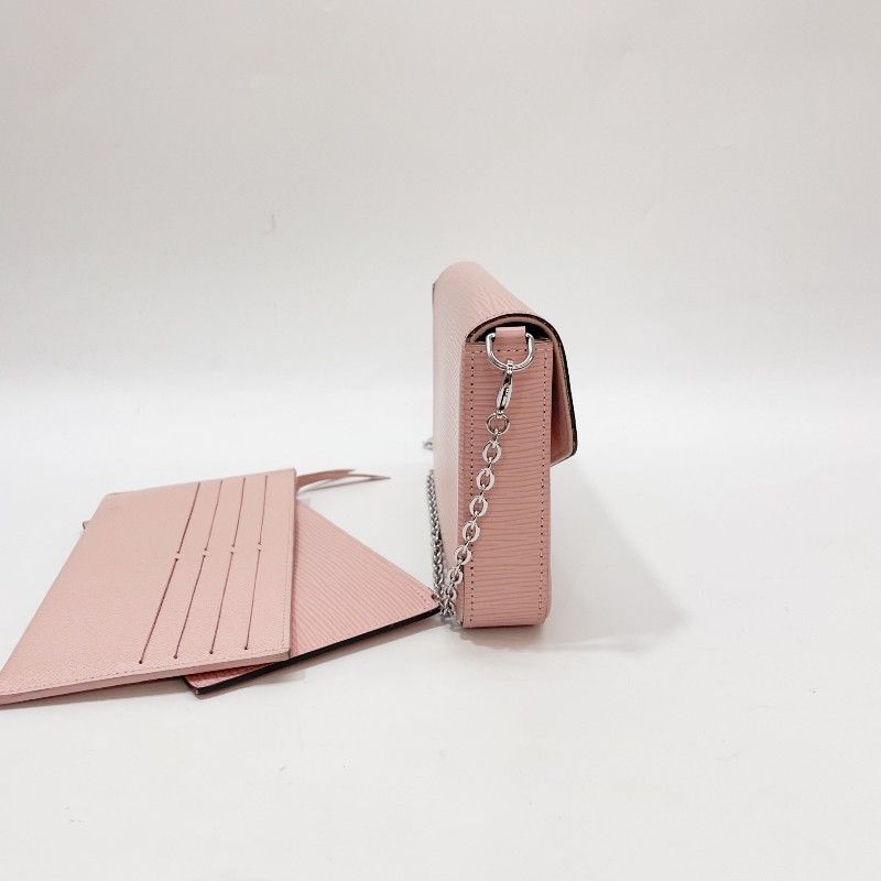 lv 粉EPI金釦信封下蓋三合一-2