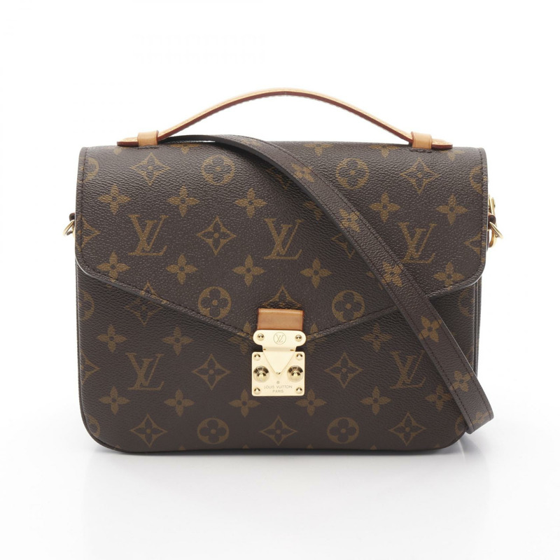 LOUIS VUITTON Pochette Metis 中型手提包 M44875 字母帆布 二手 LV-0