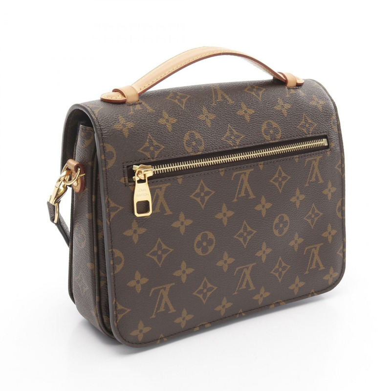 LOUIS VUITTON Pochette Metis 中型手提包 M44875 字母帆布 二手 LV-1