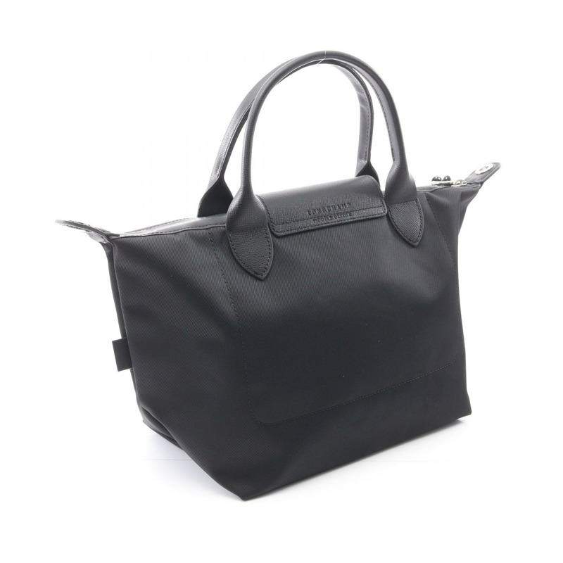 Longchamp Le Pliage Energy S 托特包 L1512HSR001 帆布皮革黑色全新女款-1