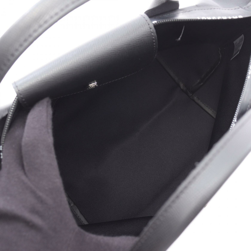 Longchamp Le Pliage Energy S 托特包 L1512HSR001 帆布皮革黑色全新女款-2