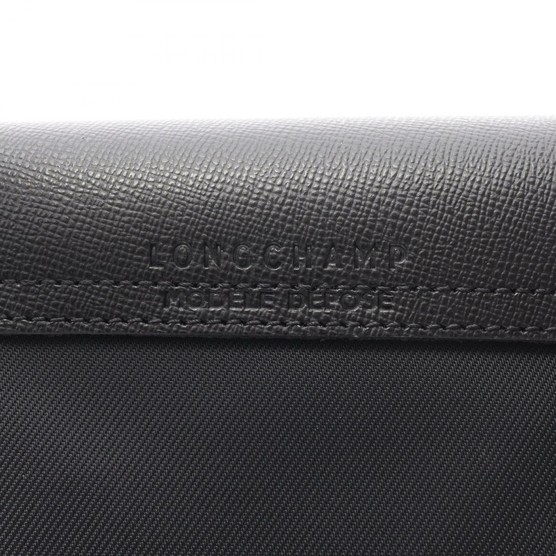 Longchamp Le Pliage Energy S 托特包 L1512HSR001 帆布皮革黑色全新女款-3