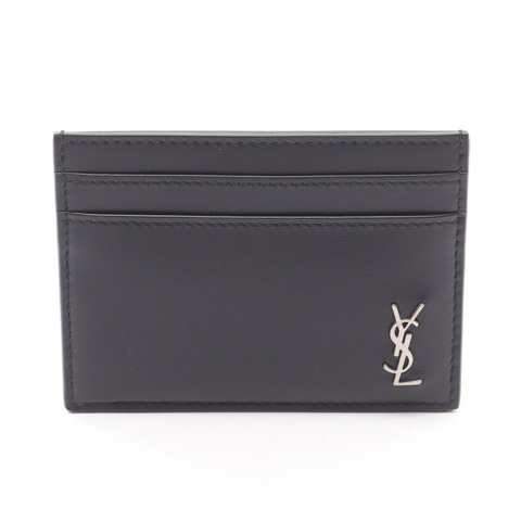 SAINT LAURENT PARIS Tiny Cassandra 卡夾 6076031JB0E1000 皮革 黑色 二手 中性款