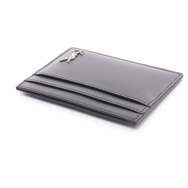 SAINT LAURENT PARIS Tiny Cassandra 卡夾 6076031JB0E1000 皮革 黑色 二手 中性款-2