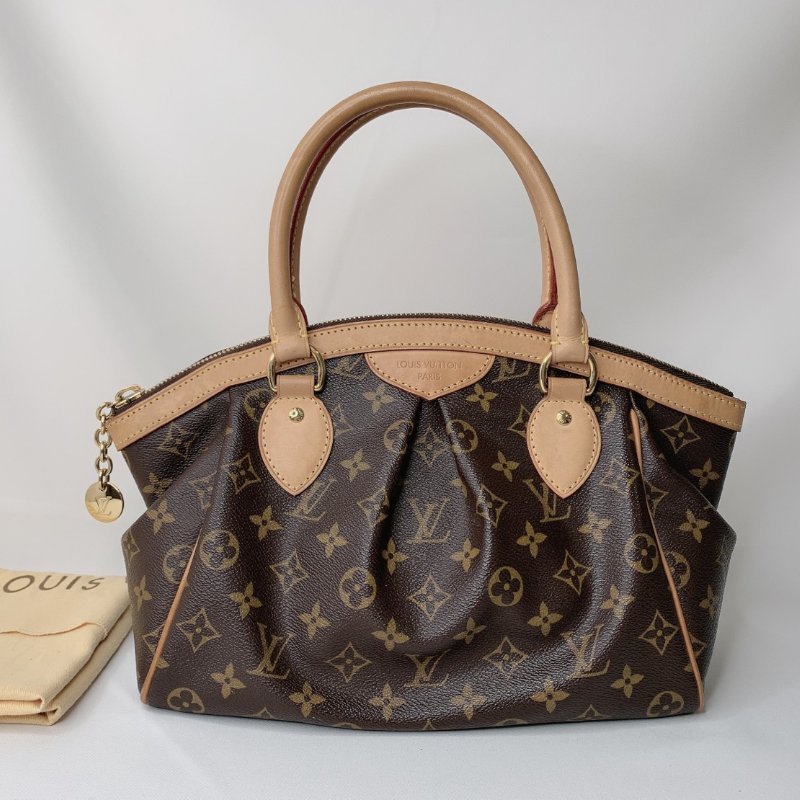 LV Tivoli PM 小款老花手提包-0