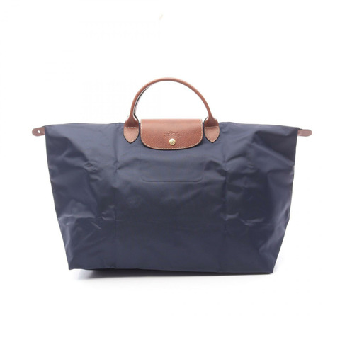 Longchamp Le Pliage Original 旅行大號托特包 L1624089P68 尼龍皮革海軍藍黑色新款女款