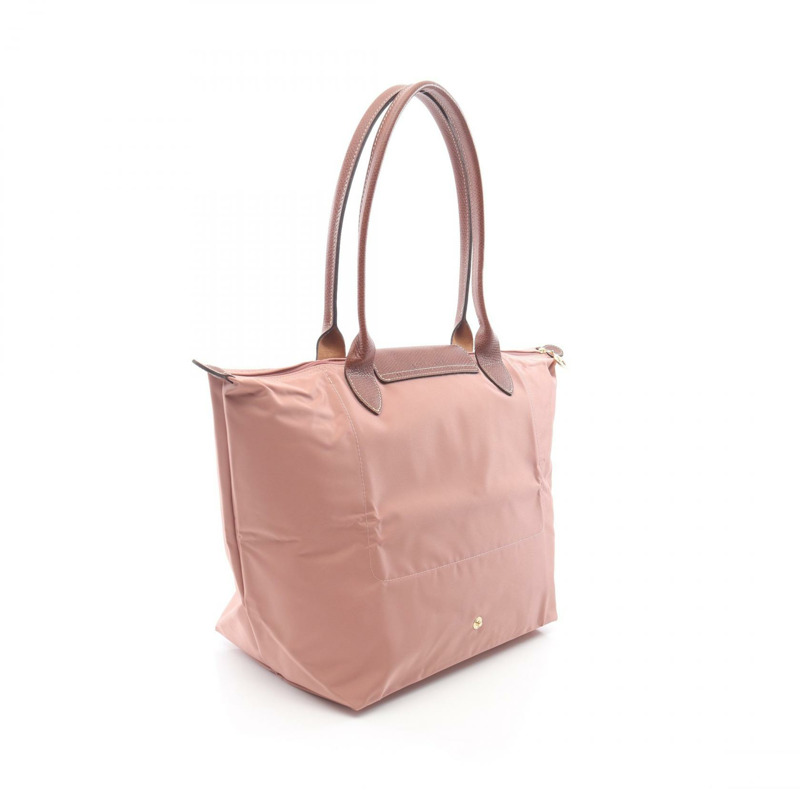 Longchamp Le Pliage Original L 托特包 L1899089P96 帆布皮革粉紅棕色全新女款-1