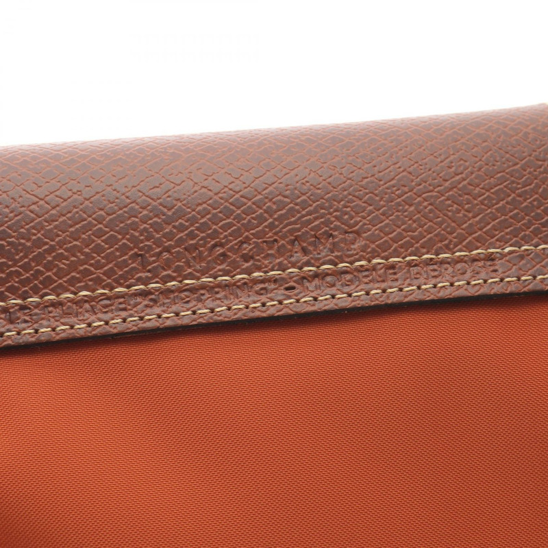 Longchamp Le Pliage Original L 托特包 L1899089P97 帆布皮革棕色全新女款-3
