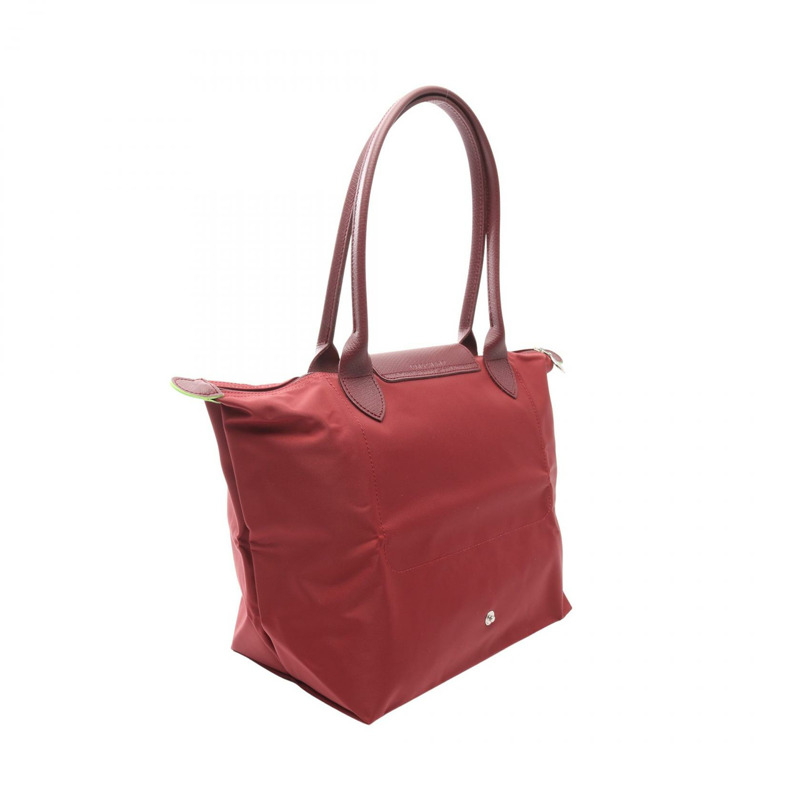Longchamp Le Pliage 綠色 M 手提包 L2605919P98 帆布皮革波爾多新款女款-1