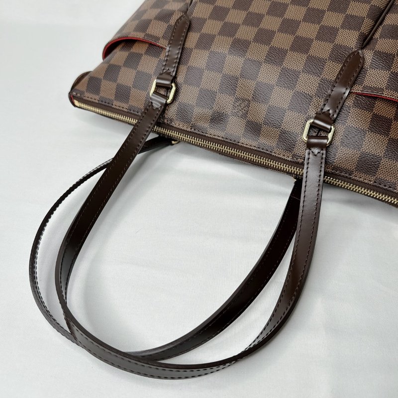 LV TOTALLY PM棋盤格雙口天心包-5