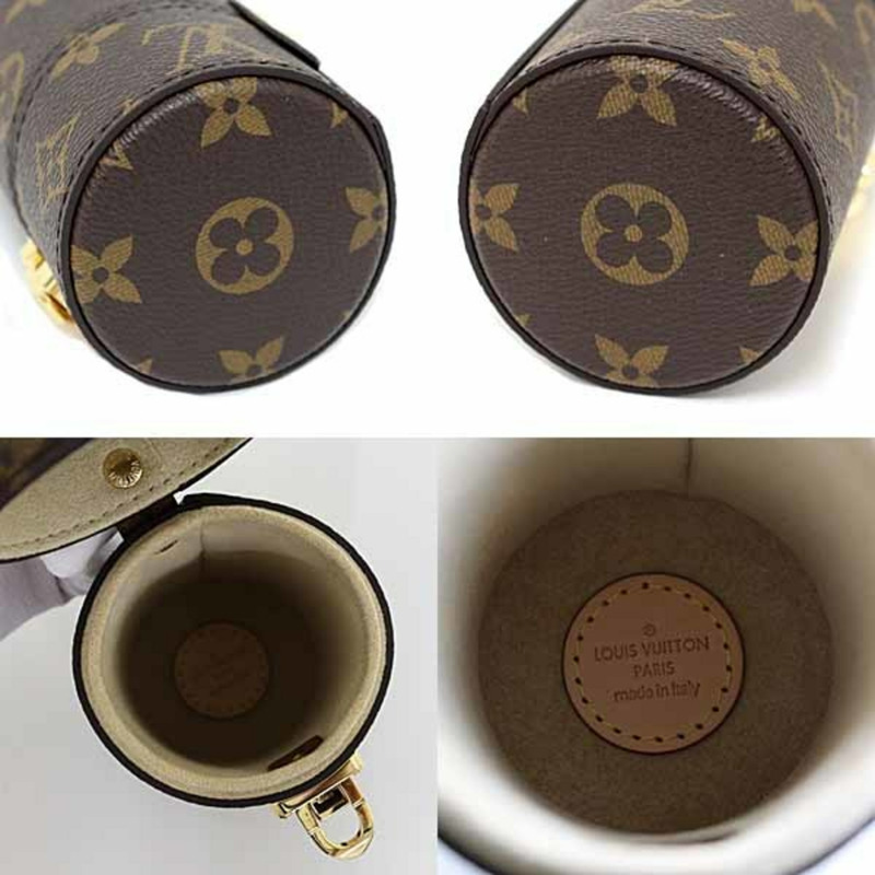 Louis Vuitton 旅行箱(100ML)適用於 LV 香水,Monogram 帆布,LS0153,棕色-5