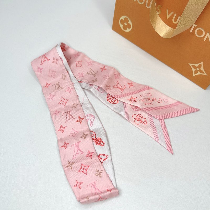 LV Wishlist真絲長絲巾-0