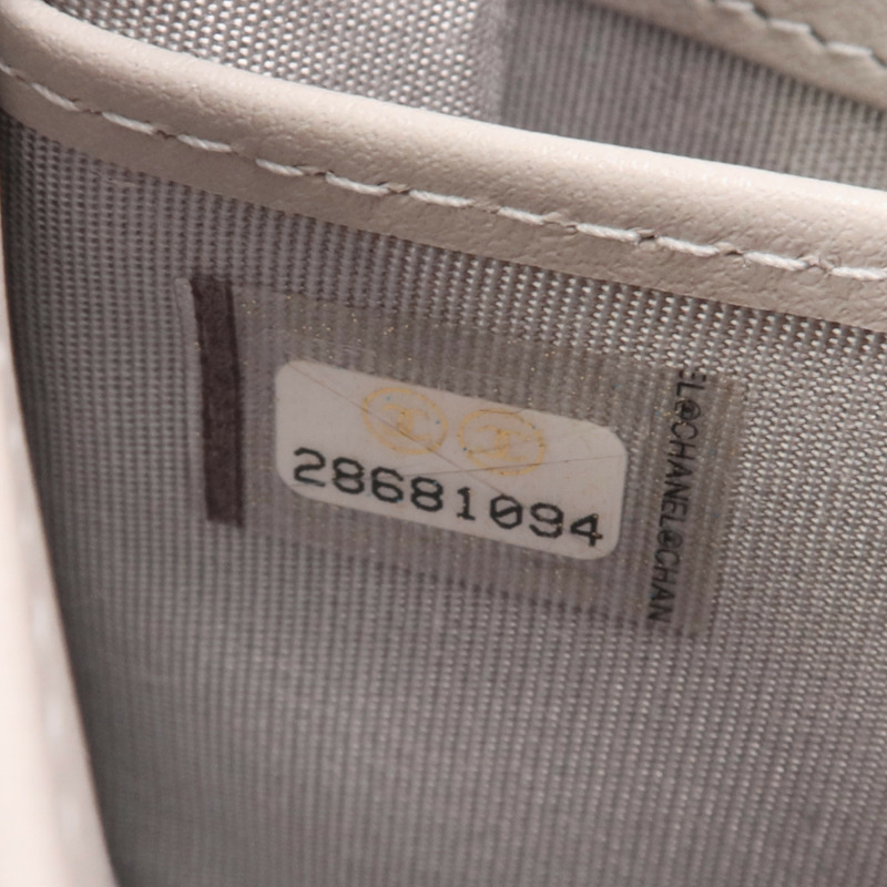 CHANEL 牛皮皮革Long Wallet金扣長錢包-6