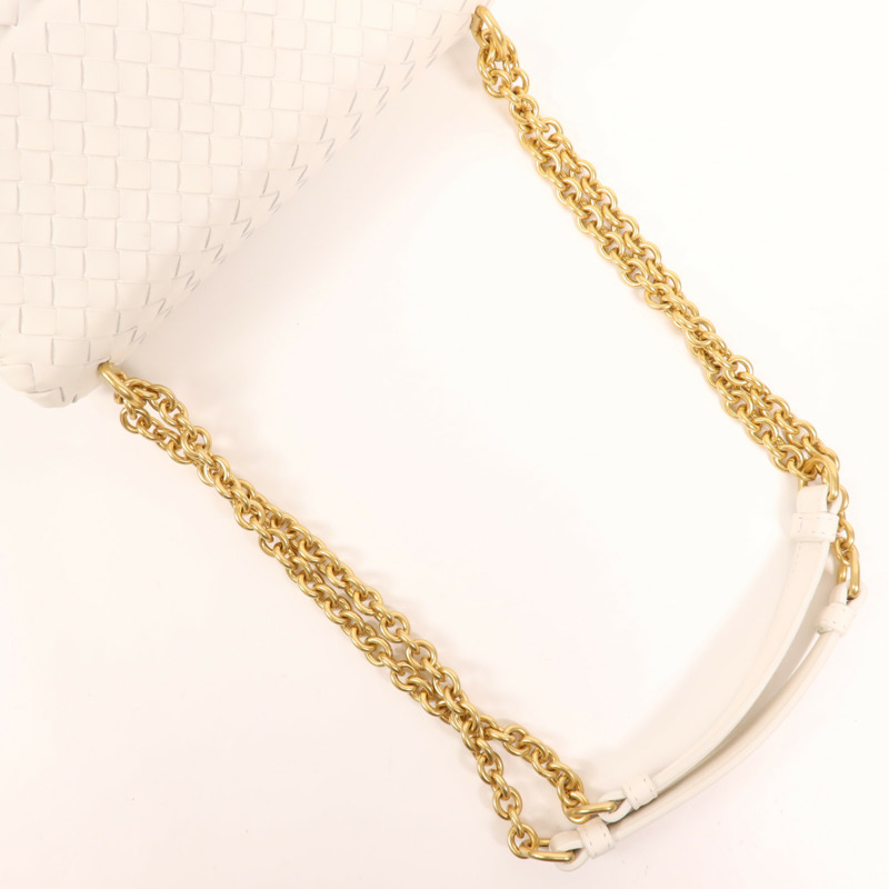 BOTTEGA VENETA 牛皮皮革Shoulder Bag金扣肩背袋-7