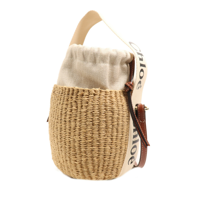Chloe Raffia Woody Basket Bag金扣手挽肩背兩用袋-2
