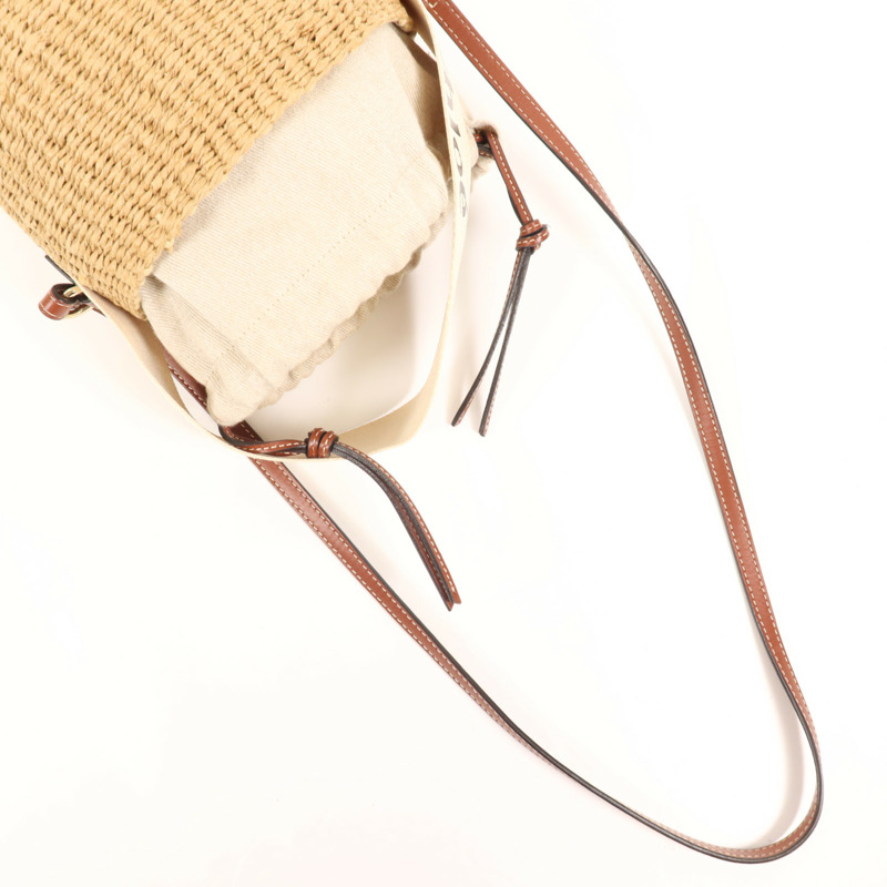 Chloe Raffia Woody Basket Bag金扣手挽肩背兩用袋-7