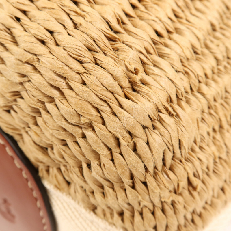 Chloe Raffia Woody Basket Bag金扣手挽肩背兩用袋-9