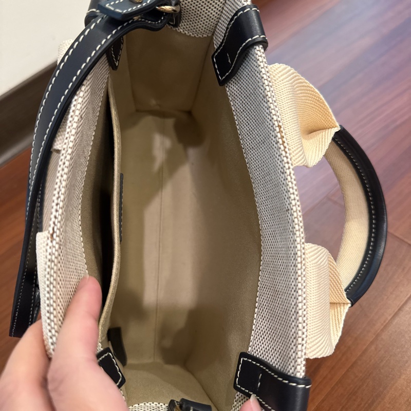 Chloe 藍色 woody 小號 附可拆肩帶 可斜背 附防塵袋 附內膽包-8