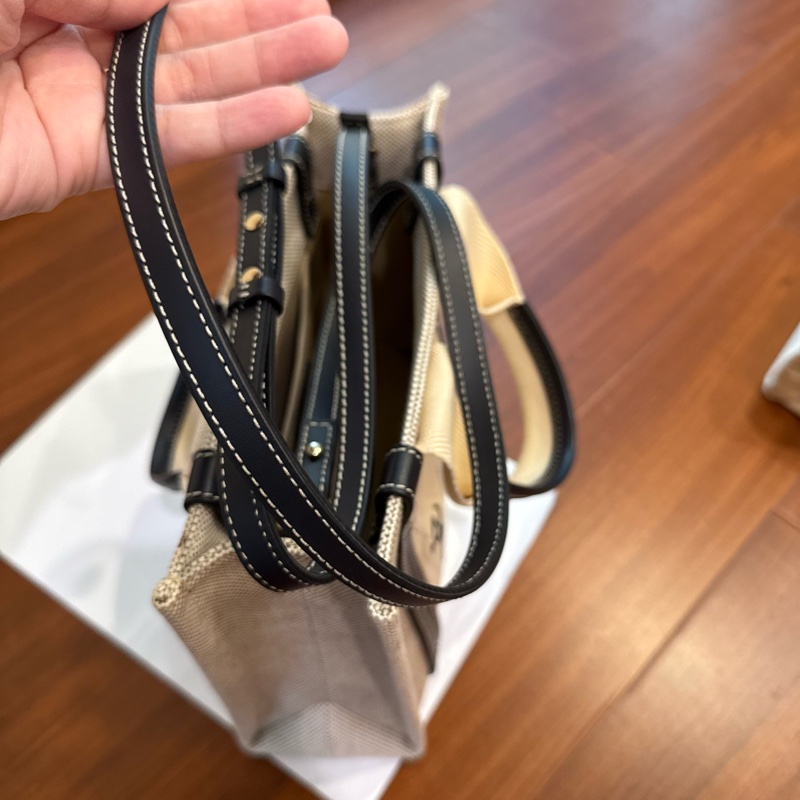 Chloe 藍色 woody 小號 附可拆肩帶 可斜背 附防塵袋 附內膽包-15