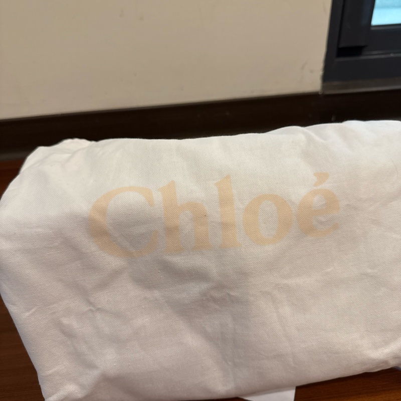 Chloe 藍色 woody 小號 附可拆肩帶 可斜背 附防塵袋 附內膽包-16