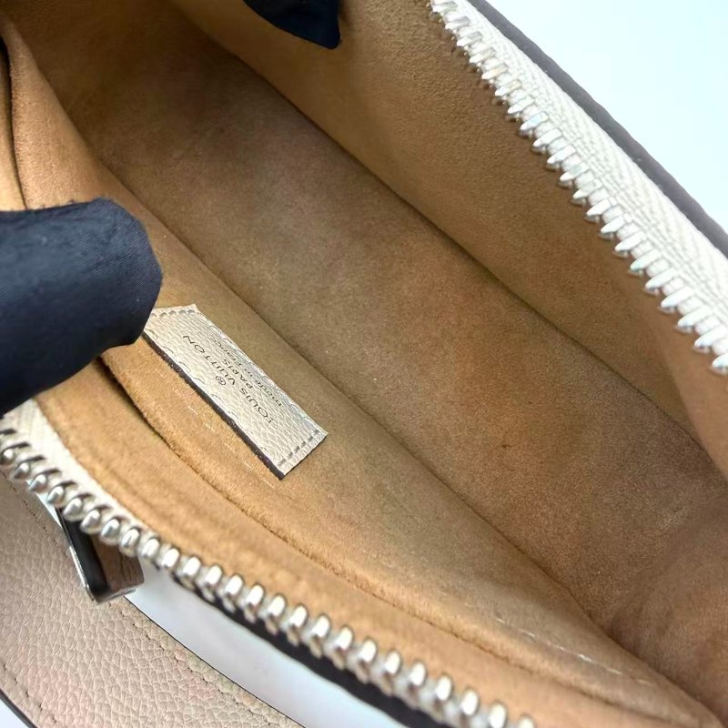 LOUIS VUITTON Marellini系列 可拆卸可調節肩帶 Epi粒面牛皮革 腋下包/單肩/斜揹/手提女款 白色-5