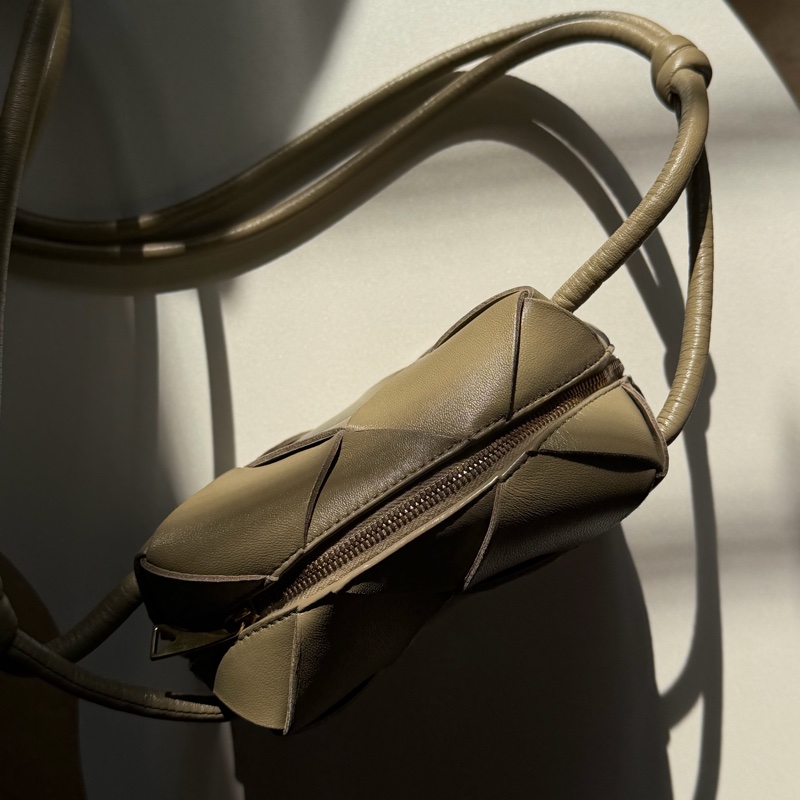 Bottega Veneta - Mini Cassette Camera Bag #Travetine-1