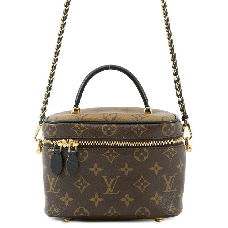 路易威登 Monogram Reverse Vanity NV PM 手提包 M45165 Nicolas Ghesquière 黑色-0