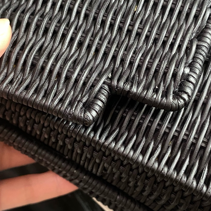 克羅心 黑銀限量picnic dolly bag-11