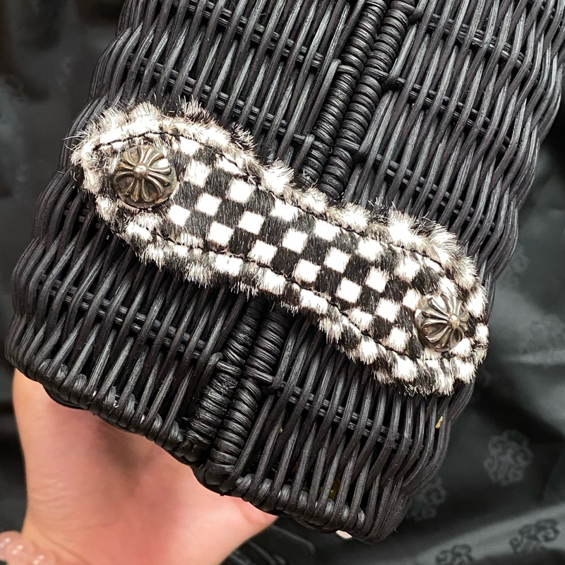 克羅心 黑銀限量picnic dolly bag-13