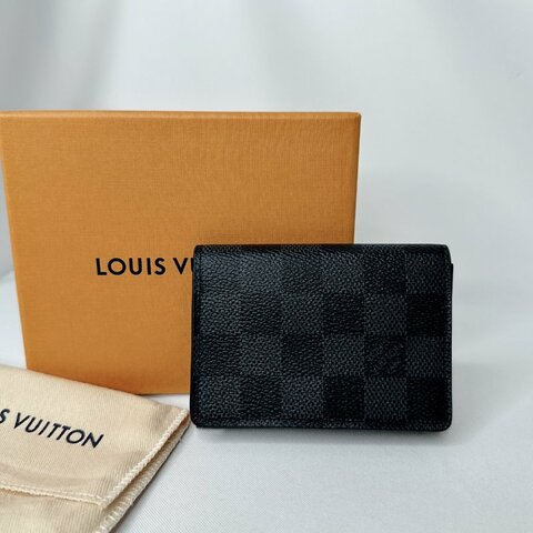 LV Enveloppe黑棋盤格卡包