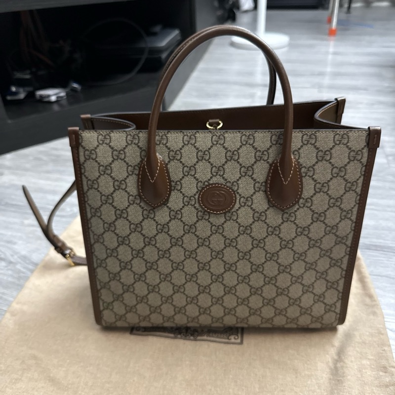 Gucci 1975 托特包小號-5