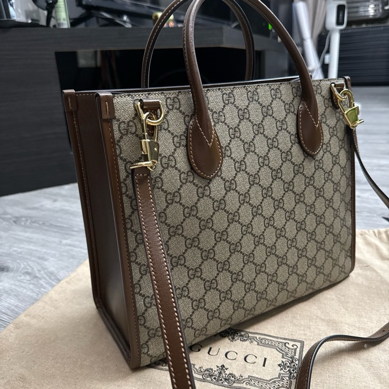 Gucci 1975 托特包小號-7