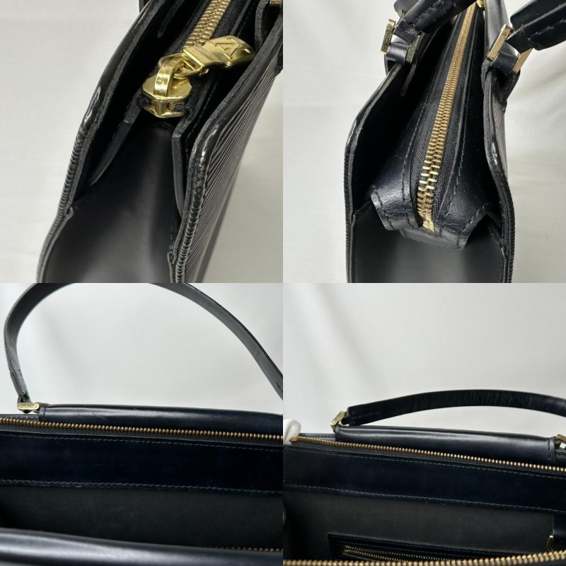 LV EPI黑色水波紋手提包-10