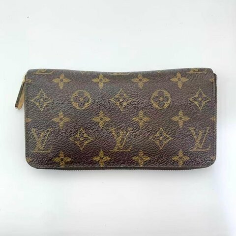 Louis Vuitton LV monogram 印花長銀包