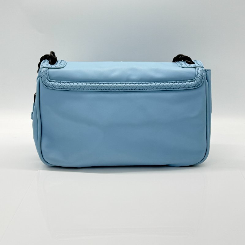 Bottega Veneta 經典編織 Rialto 天空藍 單肩包|專櫃 185,000-4