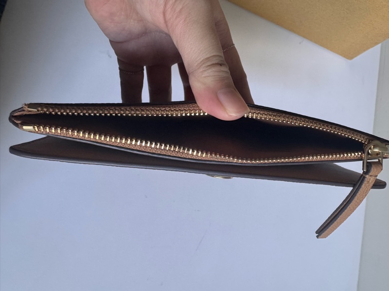 (暫售)Tory Burch兩折長夾 TB長夾 錢包 卡其色-7