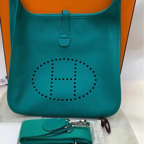 Hermes Evelyne 29 D刻  99 新 孔雀绿