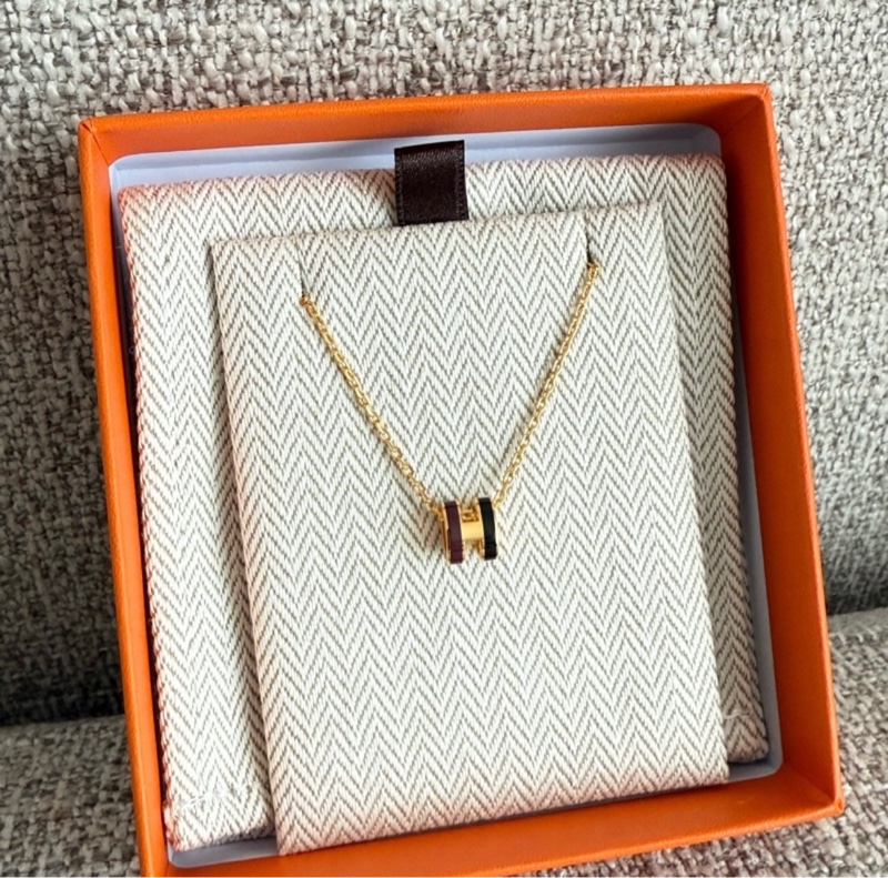 Hermes Mini Pop h 新款拼色頸鏈-5