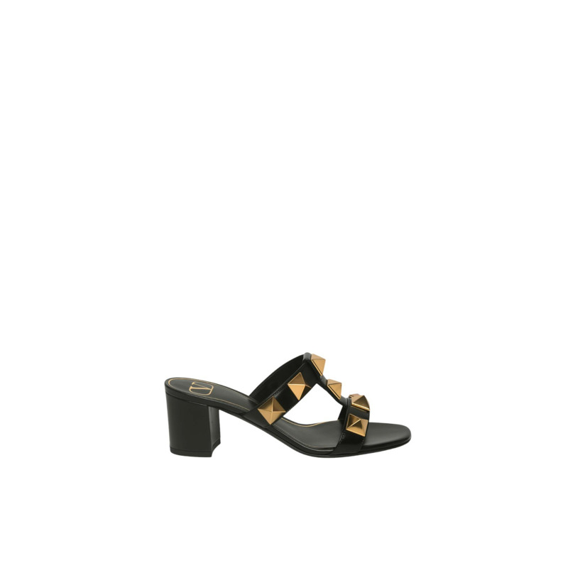 Flat Roman Stud Calfskin Slide 涼鞋-2