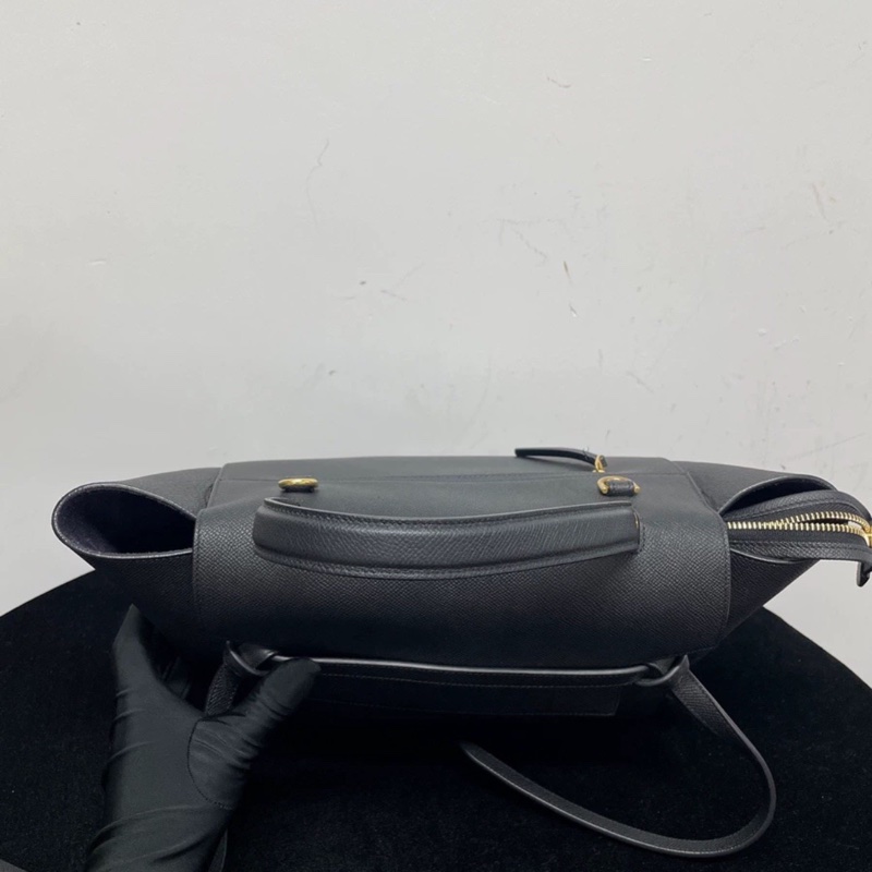 實用百搭款🌟Celine belt micro灰色鯰魚包單肩斜挎包-12
