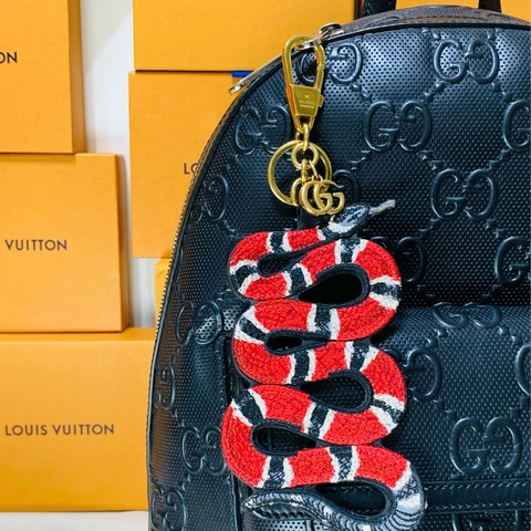 ✨經典不敗 Gucci 古馳珊瑚蛇 馬夢 老花 雙G鑰匙圈 吊飾