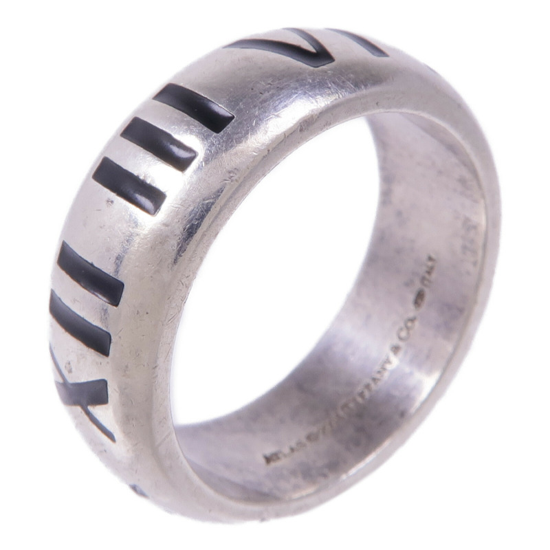 TIFFANY&CO 925純銀Atlas Ring 2003戒指US#8.75-0