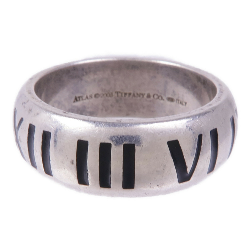 TIFFANY&CO 925純銀Atlas Ring 2003戒指US#8.75-1