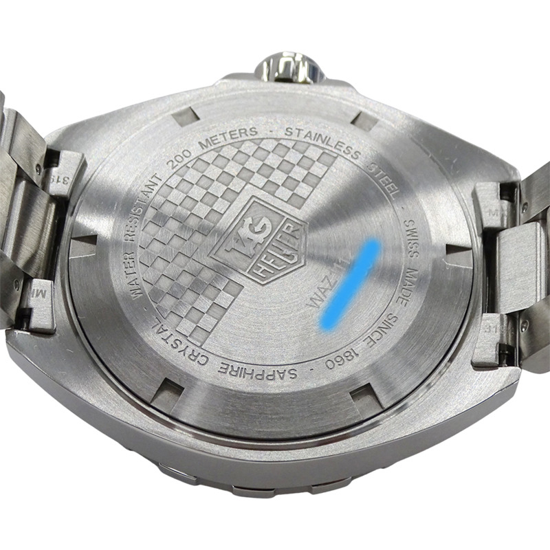TAG Heuer Formula 1 WAZ1112 BA0875 男士手錶,日期,石英機芯,不銹鋼,銀色/黑色,拋光-6