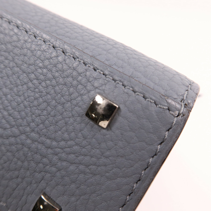 Delvaux 牛皮皮革Tempete Mini銀扣手挽肩背兩用袋-8