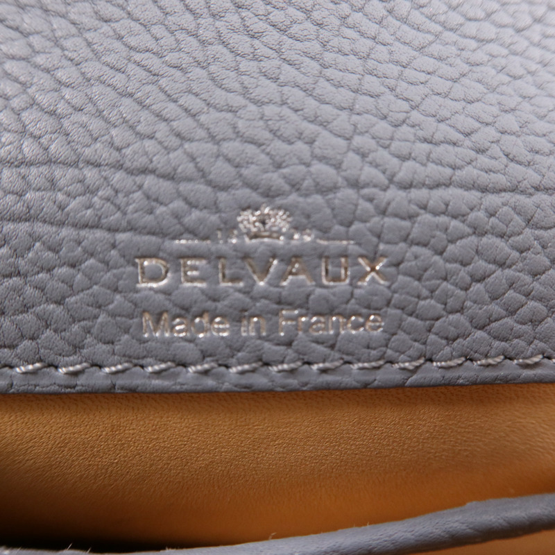 Delvaux 牛皮皮革Tempete Mini銀扣手挽肩背兩用袋-11
