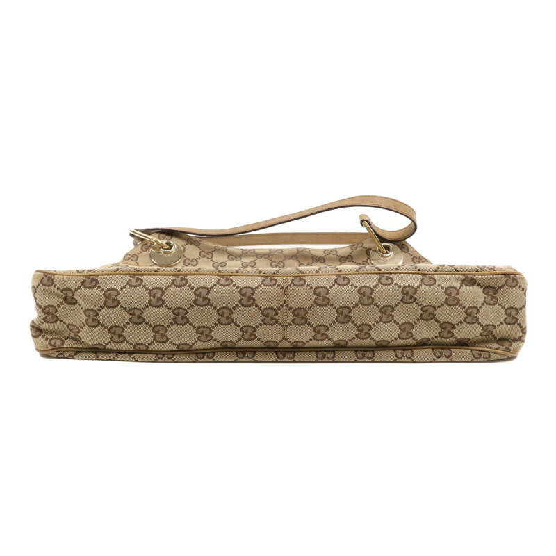 GUCCI 帆布Shoulder Bag金扣肩背袋-3