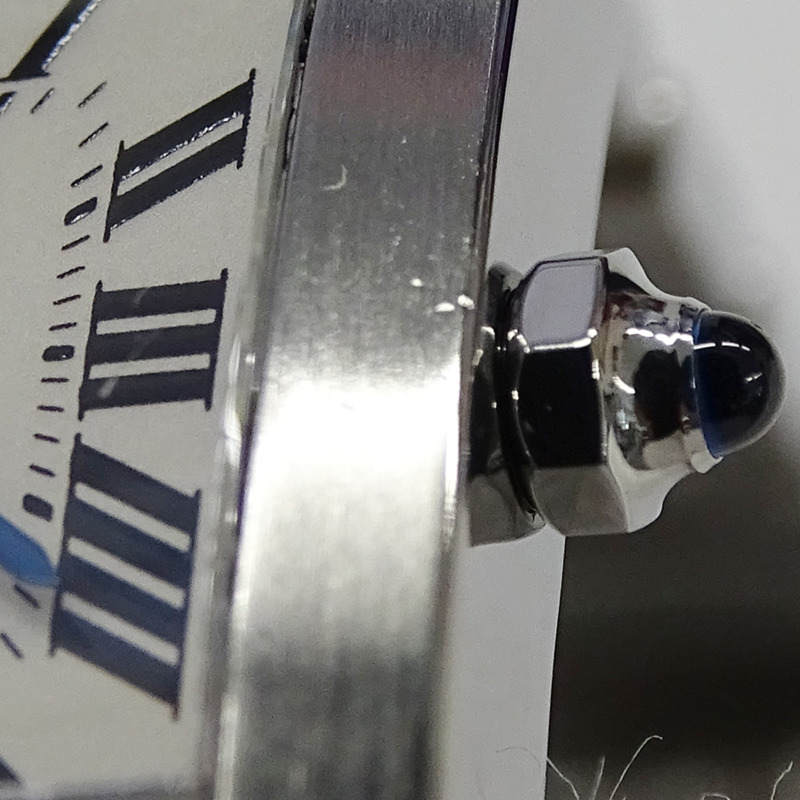 Cartier Tank Française 女士手錶,SM 石英,QZ 不鏽鋼,W51008Q3,銀色/象牙色,拋光-10